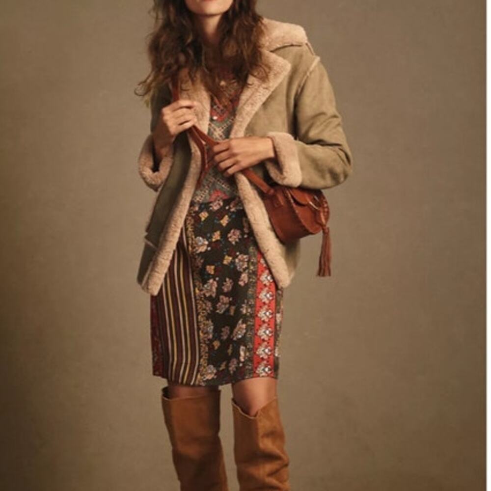 Anthropologie Tiny Patchwork Tunic Dress size XS - image 3